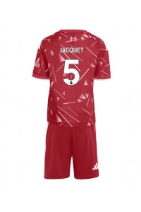Liverpool Jeremy Jacquet #5 Jalkapallovaatteet Lasten Kotipeliasu 2026-27 Lyhythihainen (+ Lyhyet housut)